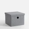 Przechowywanie|Pudełka I Pojemniki Do Przechowywania|inny Pudełko do przechowywania szare 24x24x18 cm
