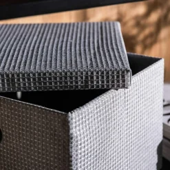 Dzieci inny Pudełko do przechowywania szare 28x28x20 cm