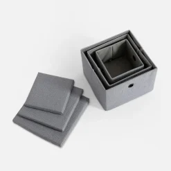 Dzieci inny Pudełko do przechowywania szare 28x28x20 cm