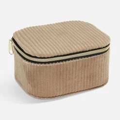 Pudełko na biżuterię beżowe 11x9x6 cm