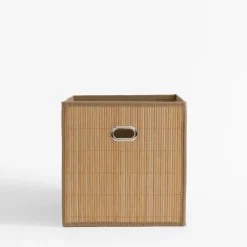 inny Pudło do przechowywania składane brązowe 28x28x28 cm