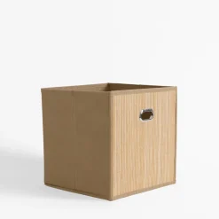 inny Pudło do przechowywania składane brązowe 28x28x28 cm