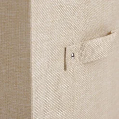 Pudełka I Pojemniki Do Przechowywania|Koszyki Dekoracyjne|inny Pudło z pokrywą składane beżowe 28x28x28 cm