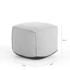 Dzieci Puf beżowy boucle TASSTI