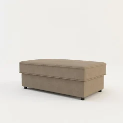 Pufy I Podnóżki| Puf beżowy MARKOS