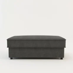 Pufy I Podnóżki| Puf ciemnoszary MARKOS