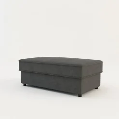 Pufy I Podnóżki| Puf ciemnoszary MARKOS