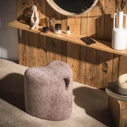 Pufy I Podnóżki|inny Puf mały serce fioletowy ILLON