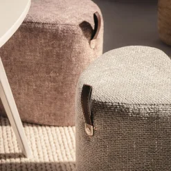 inny Puf mały serce jasnoszary ILLON