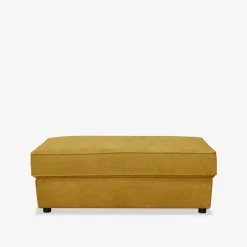 Pufy I Podnóżki| Puf musztardowy MARKOS