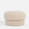 inny Puf okrągły boucle kremowy IQOMO