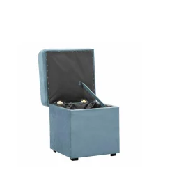 Puf otwierany błękitny TOP