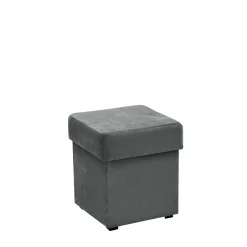 Pufy I Podnóżki| Puf otwierany TOP szary