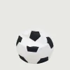Dzieci Puf piłka biało-czarny SPORT M