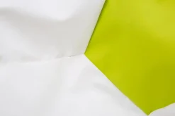 Dzieci Puf piłka biało-limonkowy SPORT L