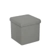Puf składany BOUCLE szary 38 cm