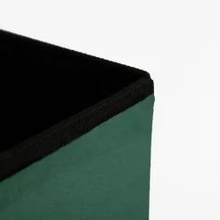 Pufy I Podnóżki| Puf składany zielony 38x37.5 cm