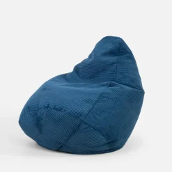 Pufy Dla Dzieci|Pufy I Podnóżki|inny Puf sztruksowy niebieski BUZZI