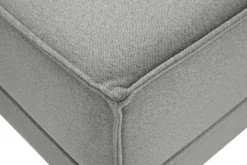 Pufy I Podnóżki| Puf tapierowany szary TERRA