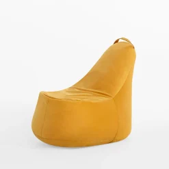 Dzieci inny Puf welurowy żółty GOLDEN DREAM MINI