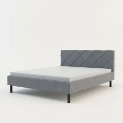 inny Rama łóżka szara BASIC ALBERTO 180x200 cm