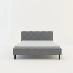 inny Rama łóżka szara BASIC ALBERTO 180x200 cm
