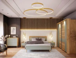 FORTE Rama łóżka WHENUA 140x200 cm