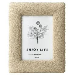 Ramki Na Zdjęcia| Ramka boho na zdjęcia 13x18 cm beżowa