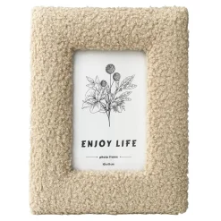 Ramka boho na zdjęcia 10x15 cm beżowa