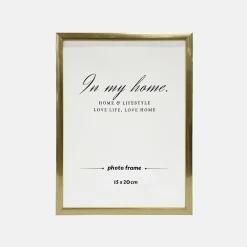 inny Ramka na zdjęcie 15x20 do salonu złota