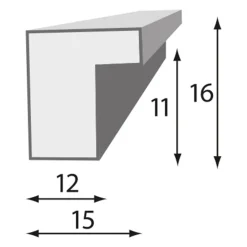 Ramki Na Zdjęcia| Ramka na zdjęcie 13x18 szara KYOTO
