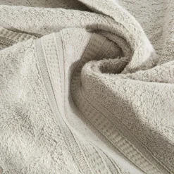 Eurofirany Ręcznik bambusowy beżowy MILA 50x90 cm