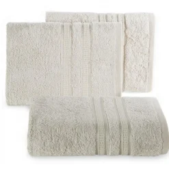 Eurofirany Ręcznik bambusowy beżowy MILA 50x90 cm