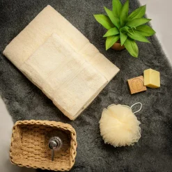 Ręcznik bambusowy kremowy BAMBOO 70x140 cm