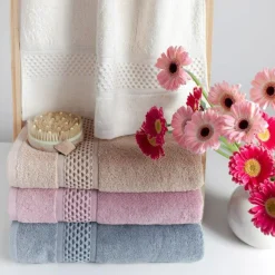 Ręczniki|Ręczniki|Faro Ręcznik bawełniany ASTI kremowy 70x140 cm