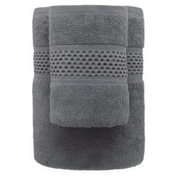 Faro Ręcznik bawełniany ASTI popielaty 70x140 cm