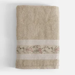 Ręczniki|Ręczniki|inny Ręcznik bawełniany beżowy PROVENCE 70x140 cm