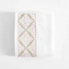 Ręczniki|Ręczniki|inny Ręcznik bawełniany biało-beżowy AGADIR 70x140 cm