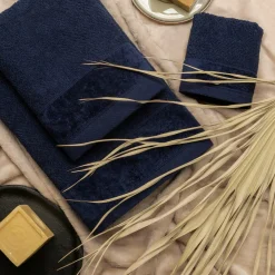 Ręczniki|Ręczniki| Ręcznik bawełniany ciemnoniebieski VITO 30x50 cm