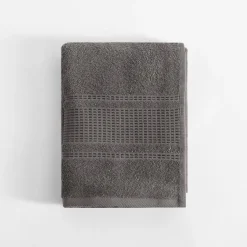 inny Ręcznik bawełniany ciemnoszary ROYAL 30x50 cm