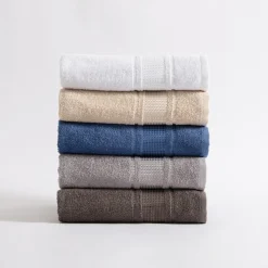 inny Ręcznik bawełniany ciemnoszary ROYAL 50x90 cm