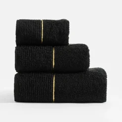 Ręczniki|Ręczniki|inny Ręcznik bawełniany czarny GOLD NEW 30x50 cm