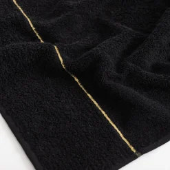 Ręczniki|Ręczniki|inny Ręcznik bawełniany czarny GOLD NEW 30x50 cm