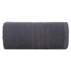 Eurofirany Ręcznik bawełniany do rąk grafitowy GALA 30x50 cm