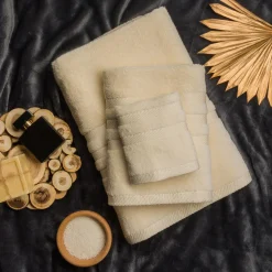 Ręczniki|Ręczniki| Ręcznik bawełniany do rąk krem CAROLINE 30x50 cm