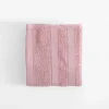 inny Ręcznik bawełniany do rąk różowy TULSA 30x50 cm