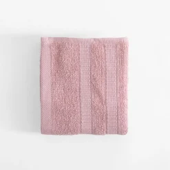 inny Ręcznik bawełniany do rąk różowy TULSA 30x50 cm