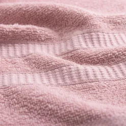 inny Ręcznik bawełniany do rąk różowy TULSA 30x50 cm