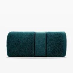 Ręczniki|Ręczniki|Eurofirany Ręcznik bawełniany do twarzy zieleń turkusowa LIANA 50x90 cm