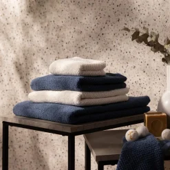 Ręcznik bawełniany granatowy BOVI 70x140 cm